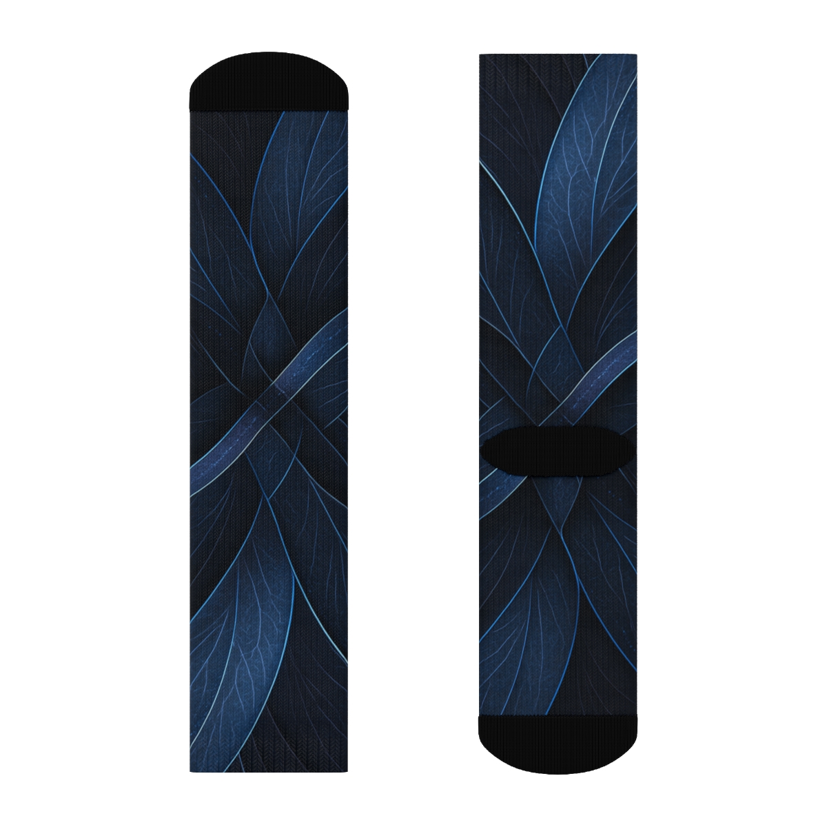 Orchid Vein Orbit Weave custom socks