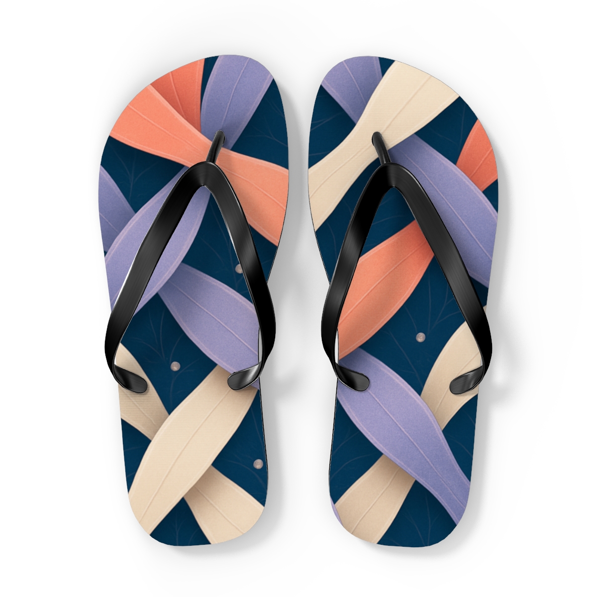 Orchid Wave Interlace comfortable casual flip flops