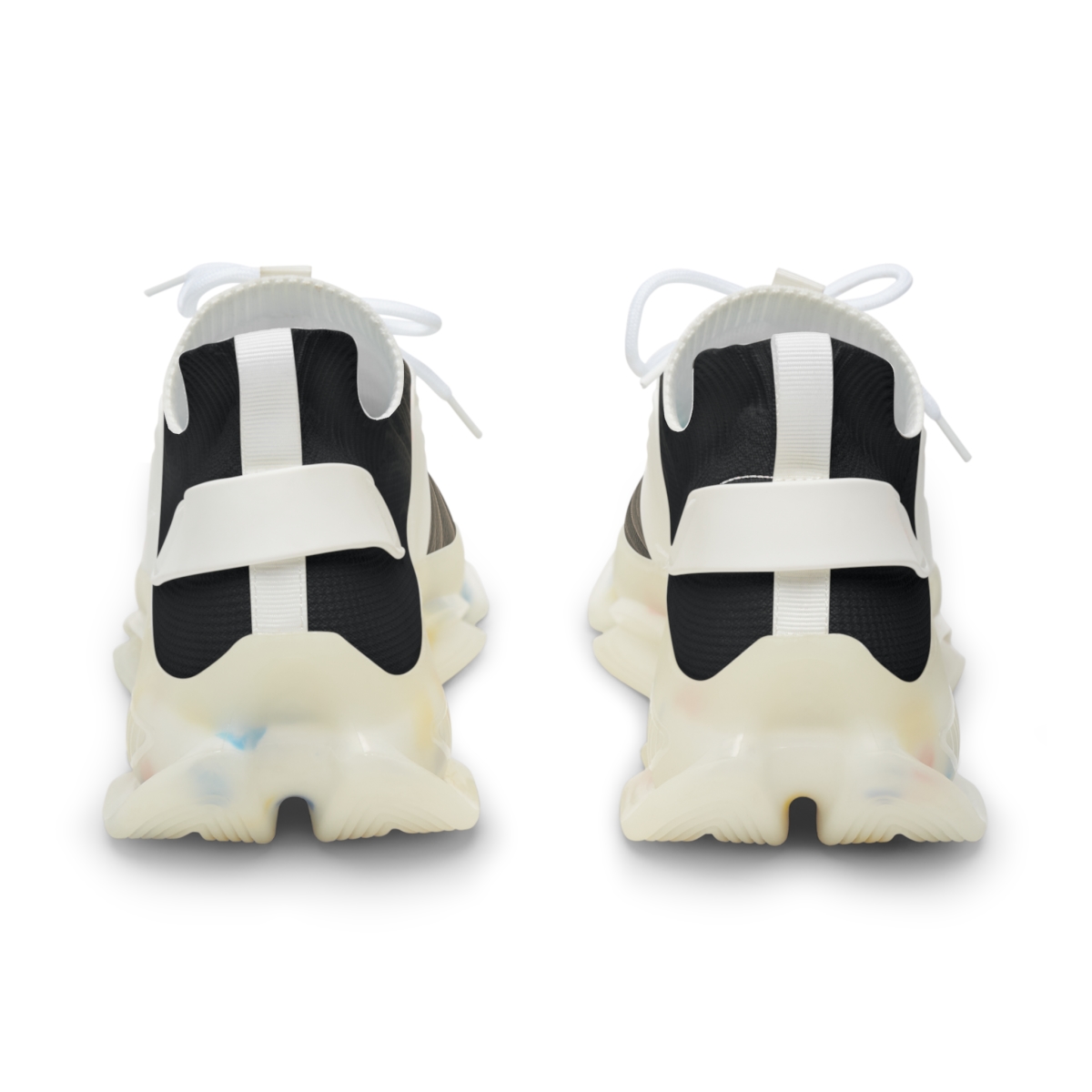 Owl Feather Silence Halo unique printed sneakers