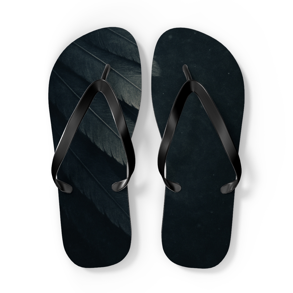 Owl Feather Silence Ripple comfortable casual flip flops