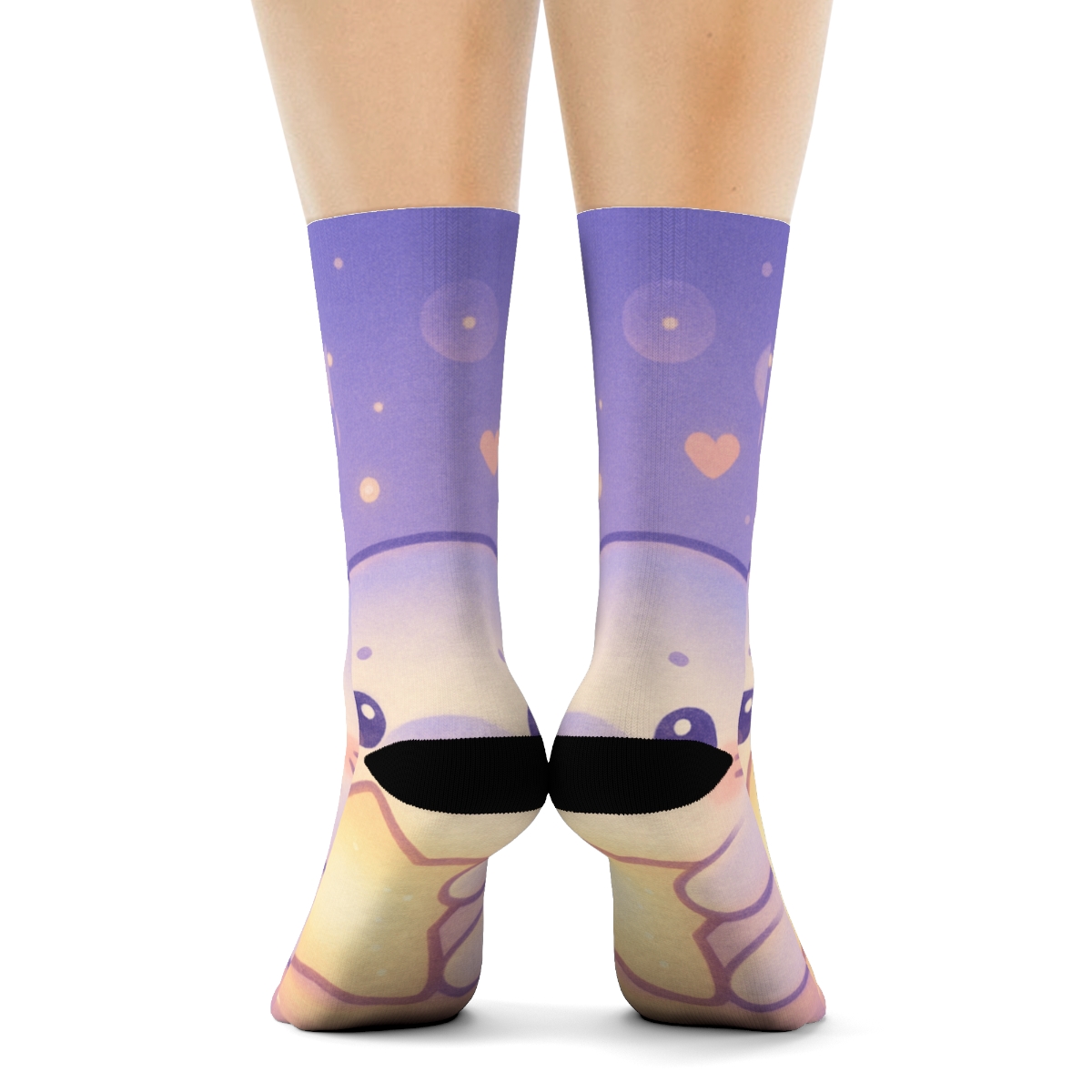 Pastel Lantern Seal Snuggles comfortable cotton socks