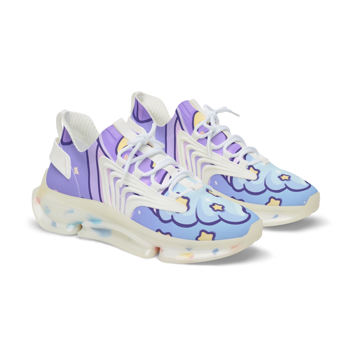 Pastel Moon Milkshake Dreams custom sneakers