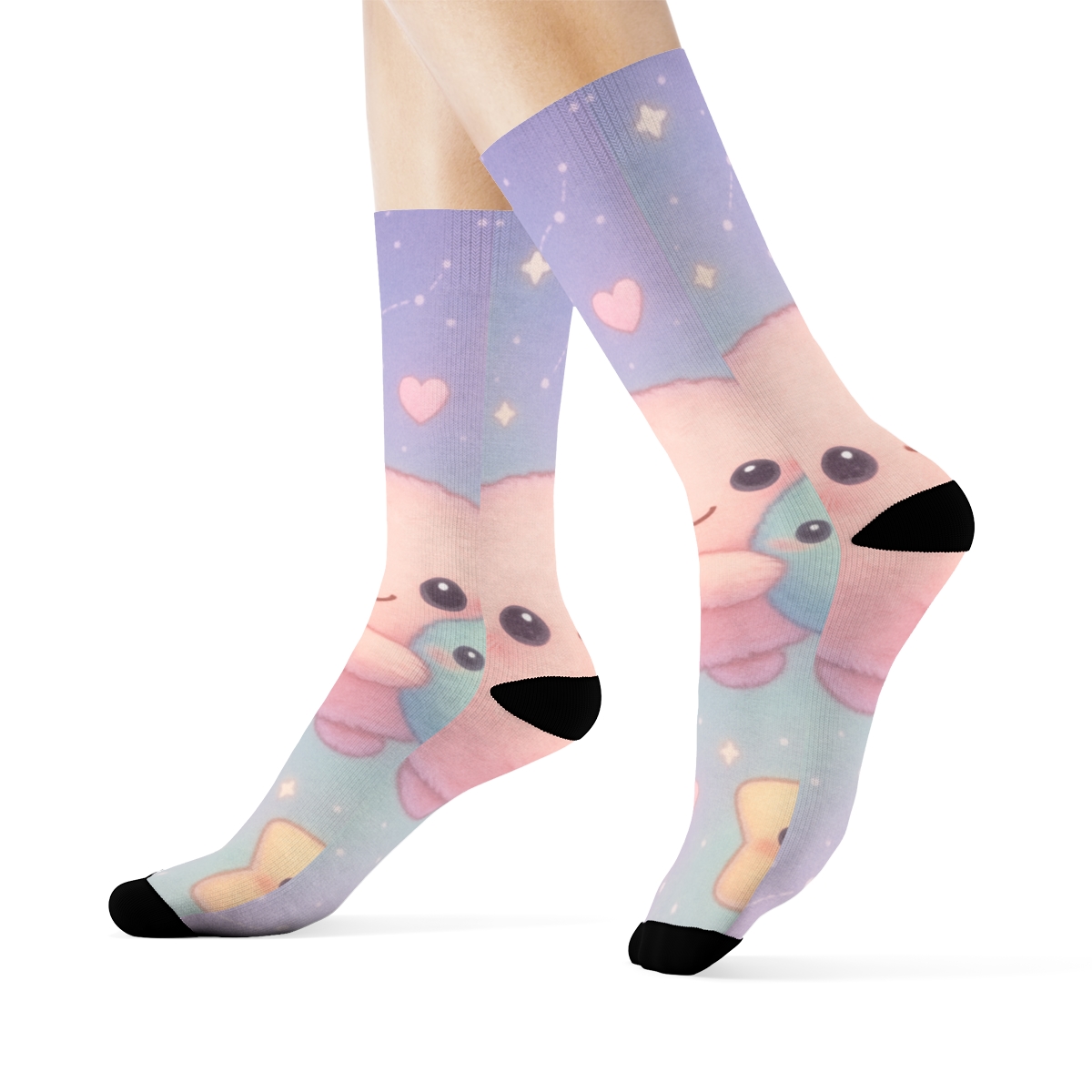 Pastel Planet Pillow Pals sports performance socks