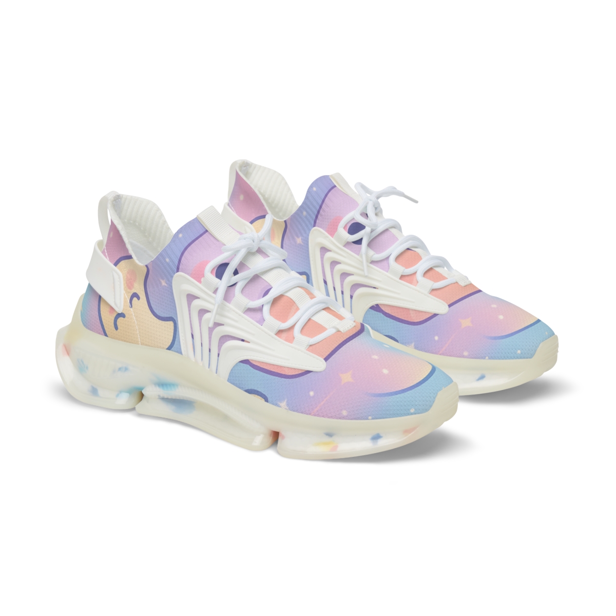 Pastel Planet Pudding Parade comfortable running sneakers