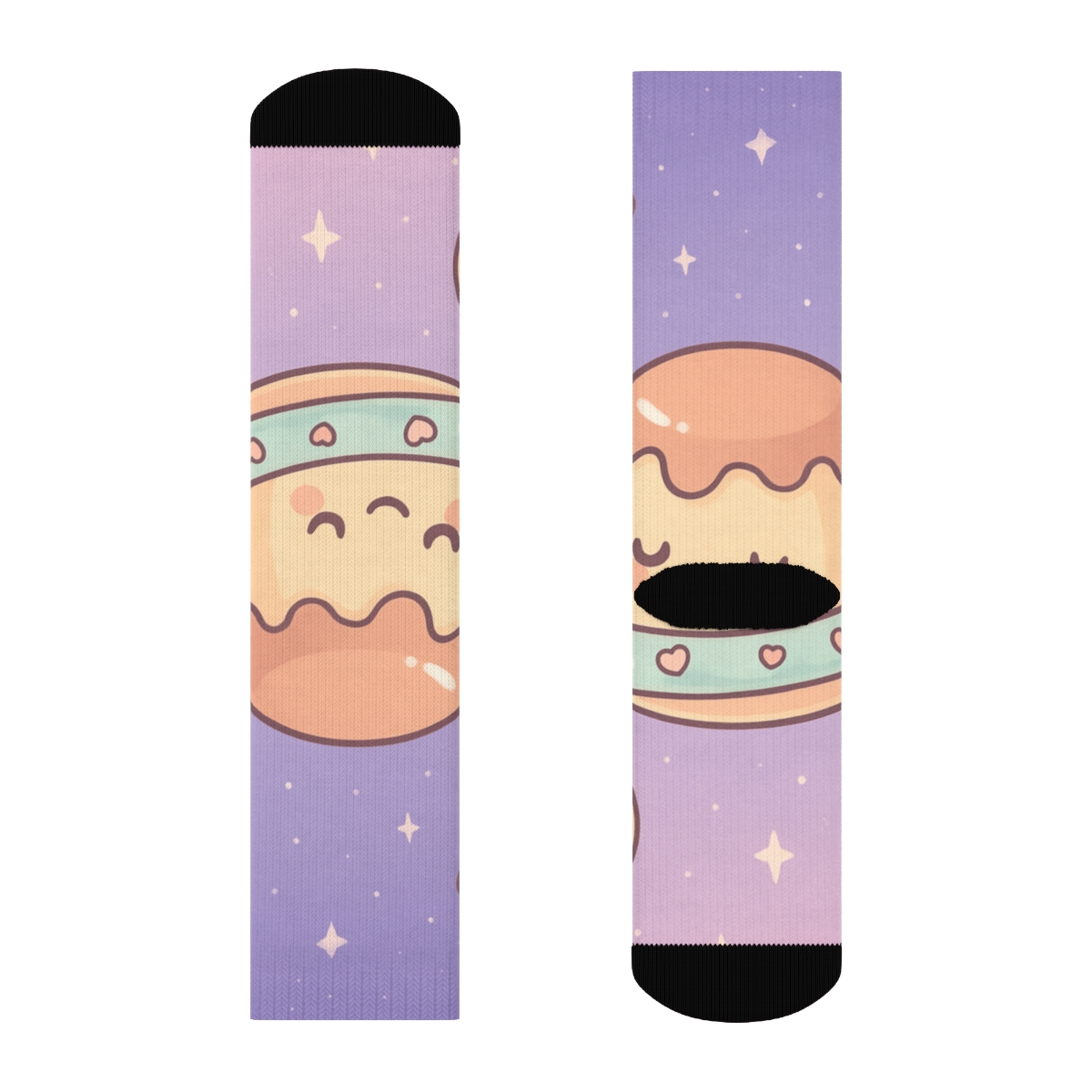 Pastel Pudding Galaxy stylish patterned socks