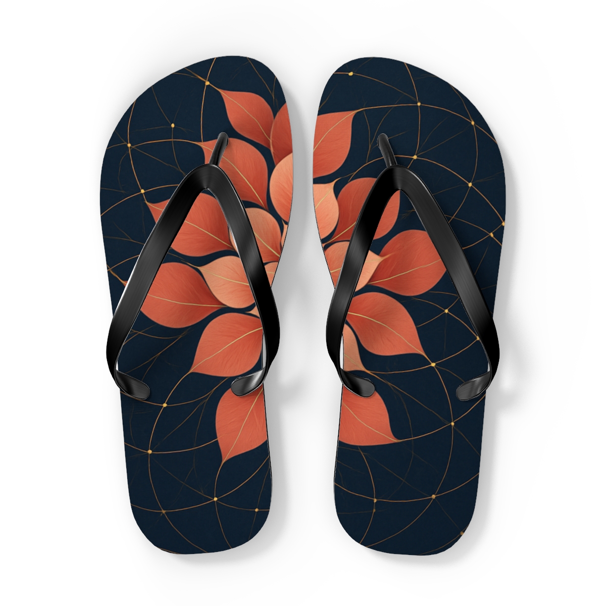 Peony Arc Constellation soft sole flip flops