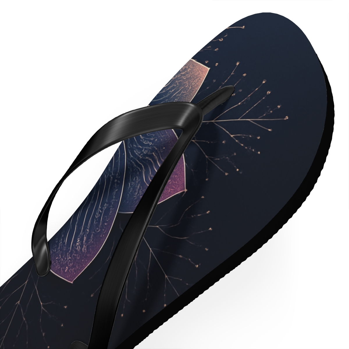 Peony Circuit Rosette comfortable casual flip flops