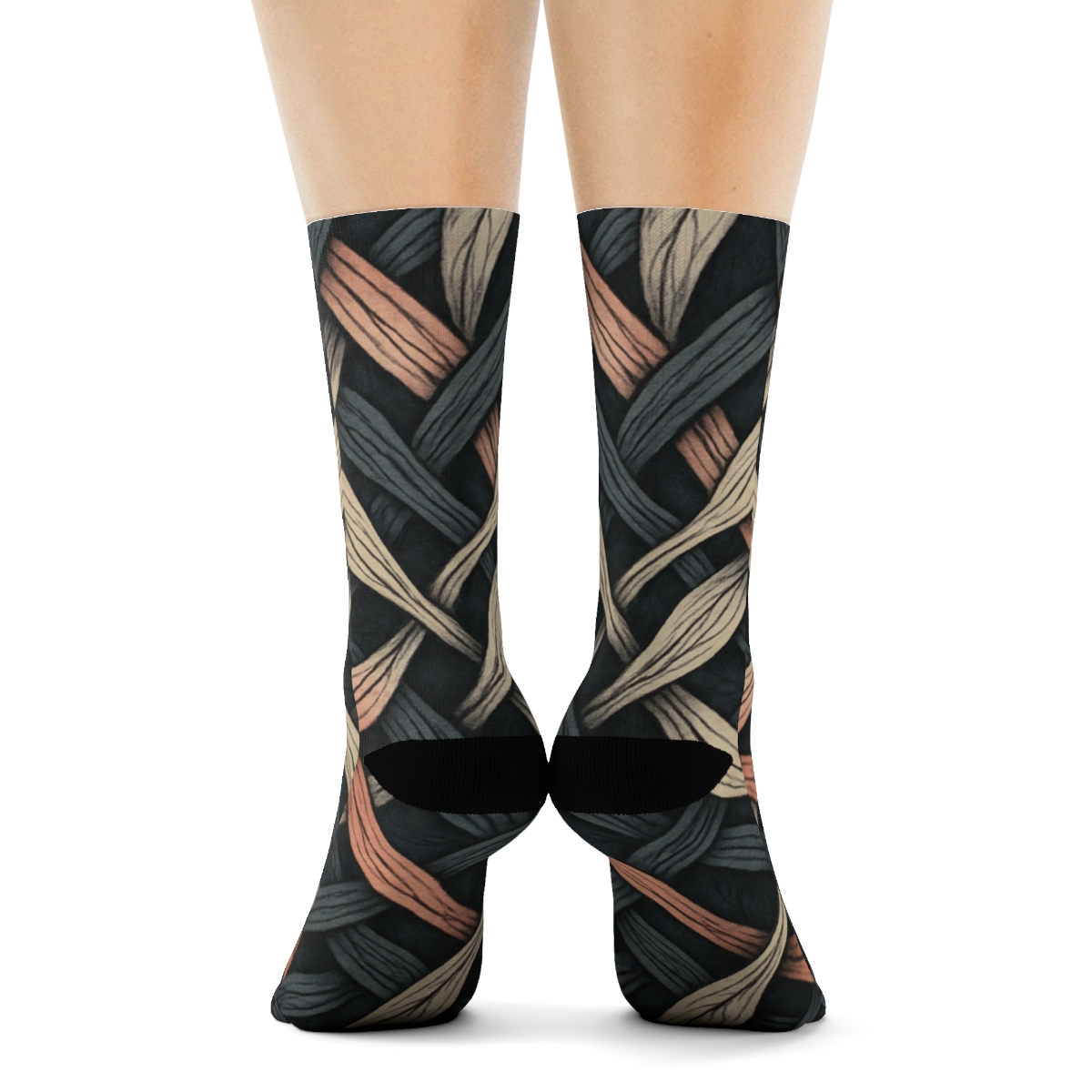 Peony Circuit Weave comfortable cotton socks