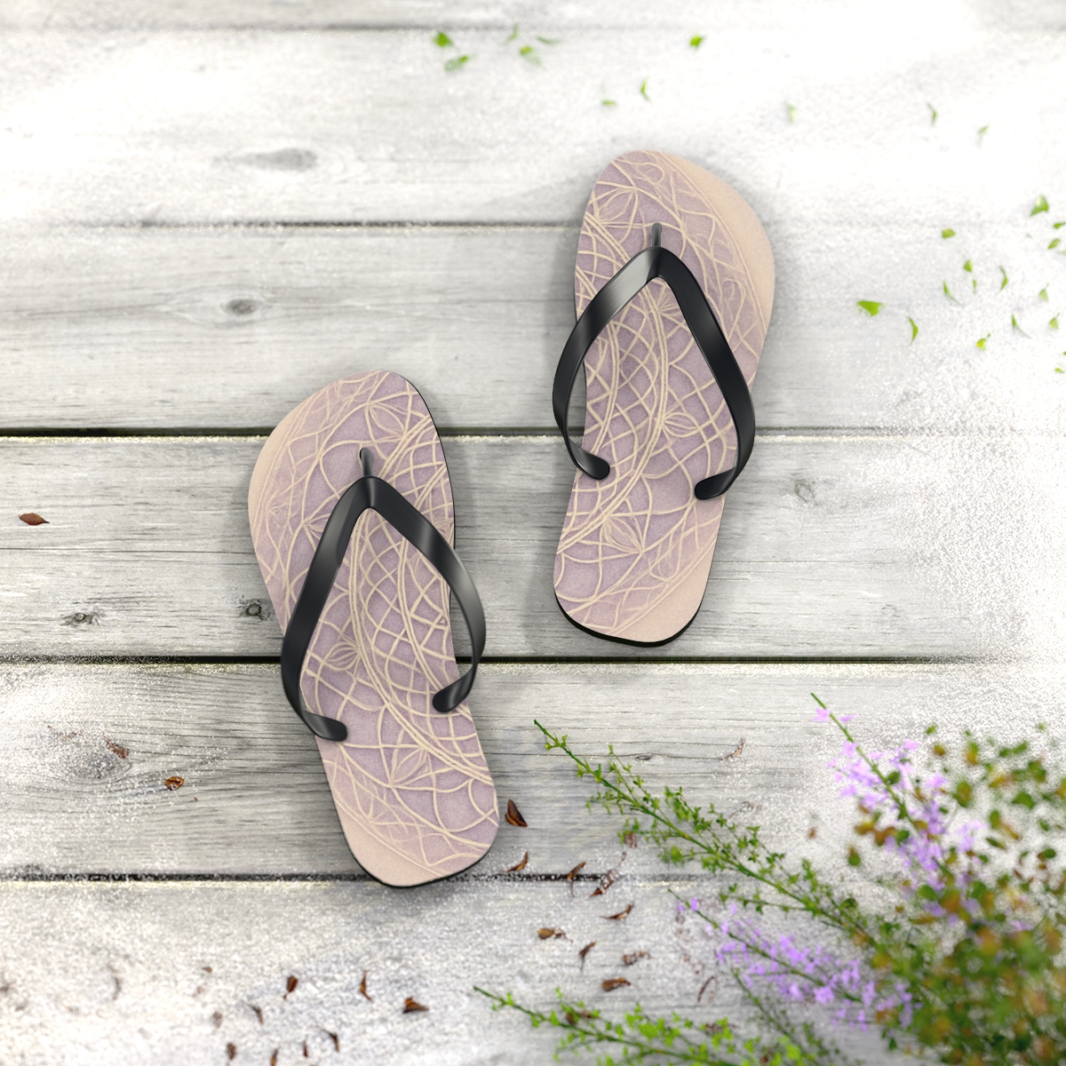 Lavender Harmony Sunsteps Flip Flops