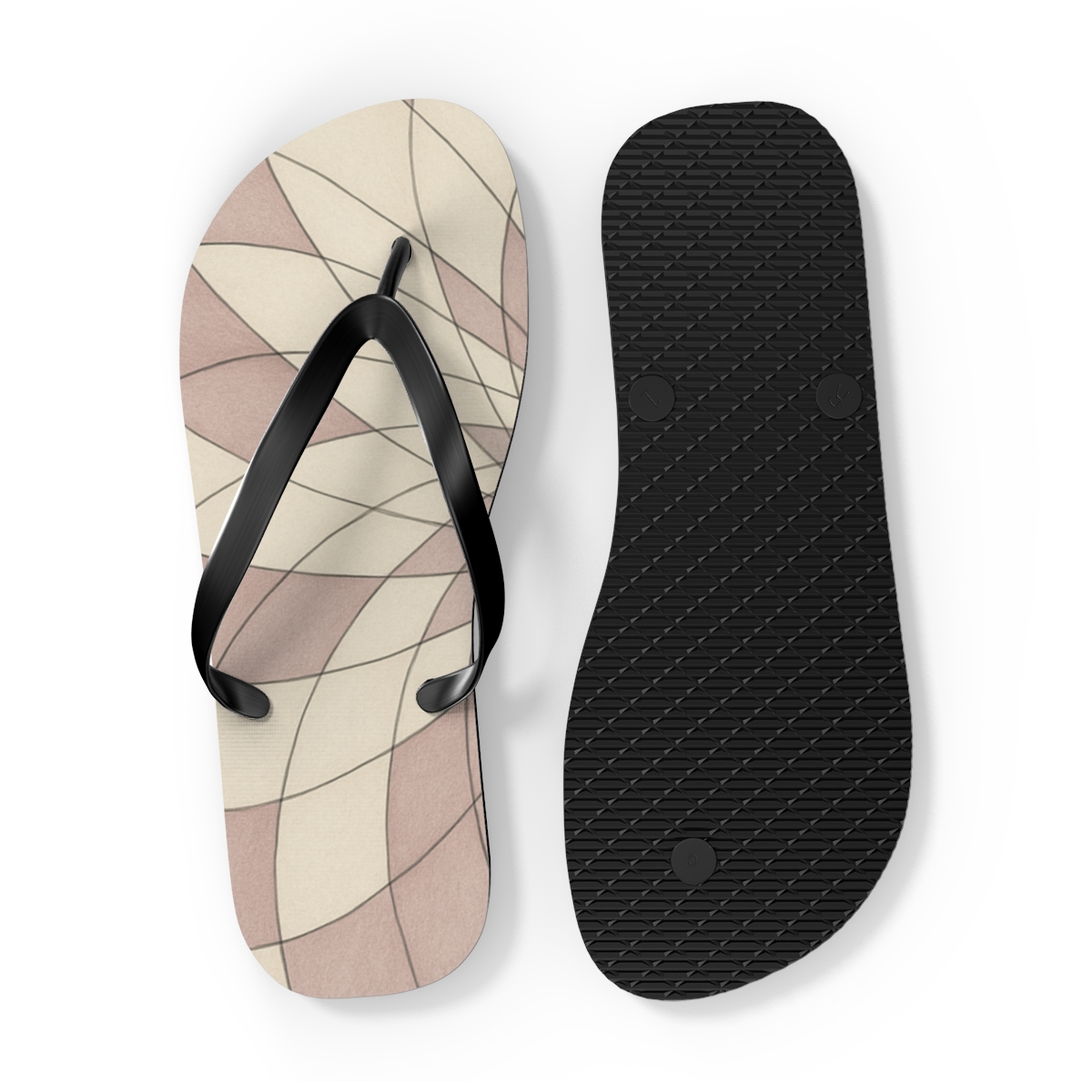 Petal Orbit Lattice custom flip flops