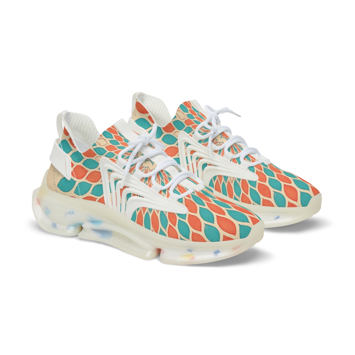 Petal Orbit Mosaic trendy fashion sneakers