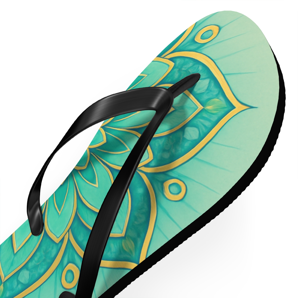 Petal Orbit Mosaic soft sole flip flops