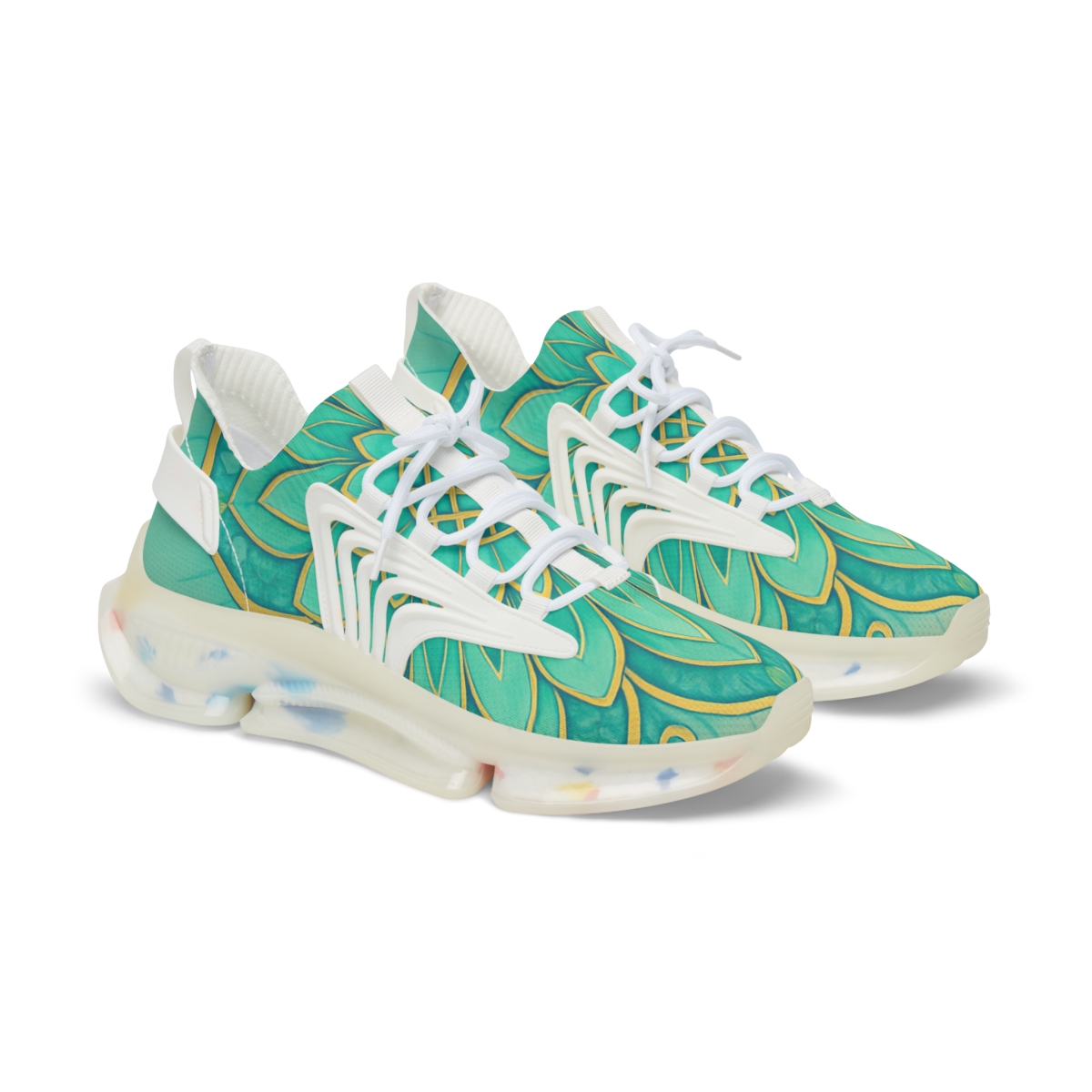 Petal Orbit Mosaic premium sport sneakers