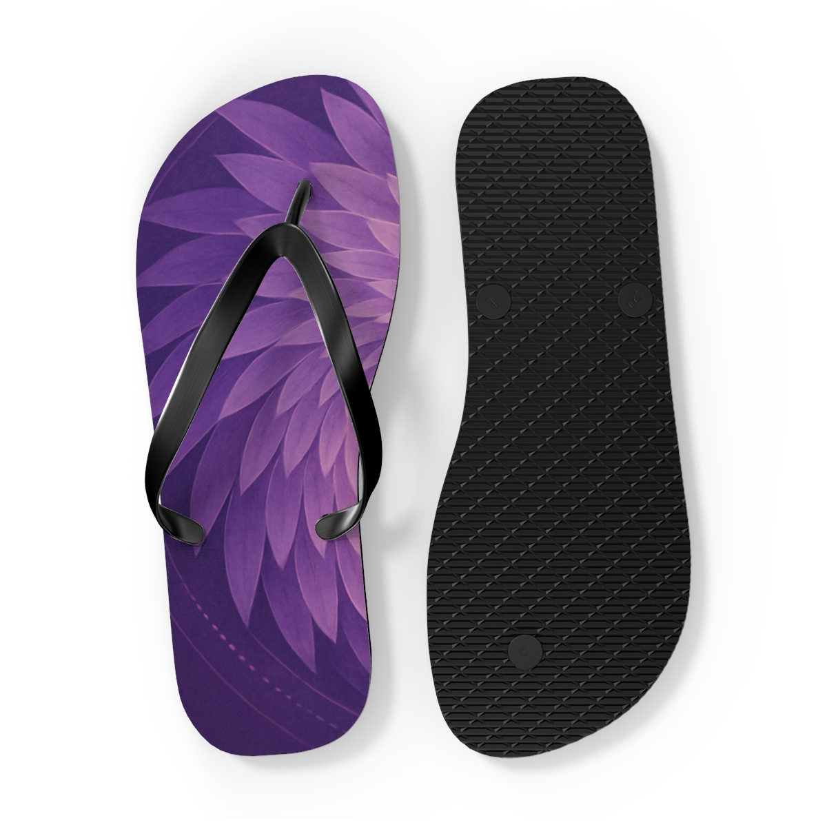 Petal Spiral Continuum soft sole flip flops