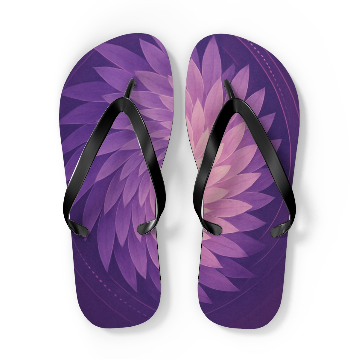 Petal Spiral Continuum soft sole flip flops