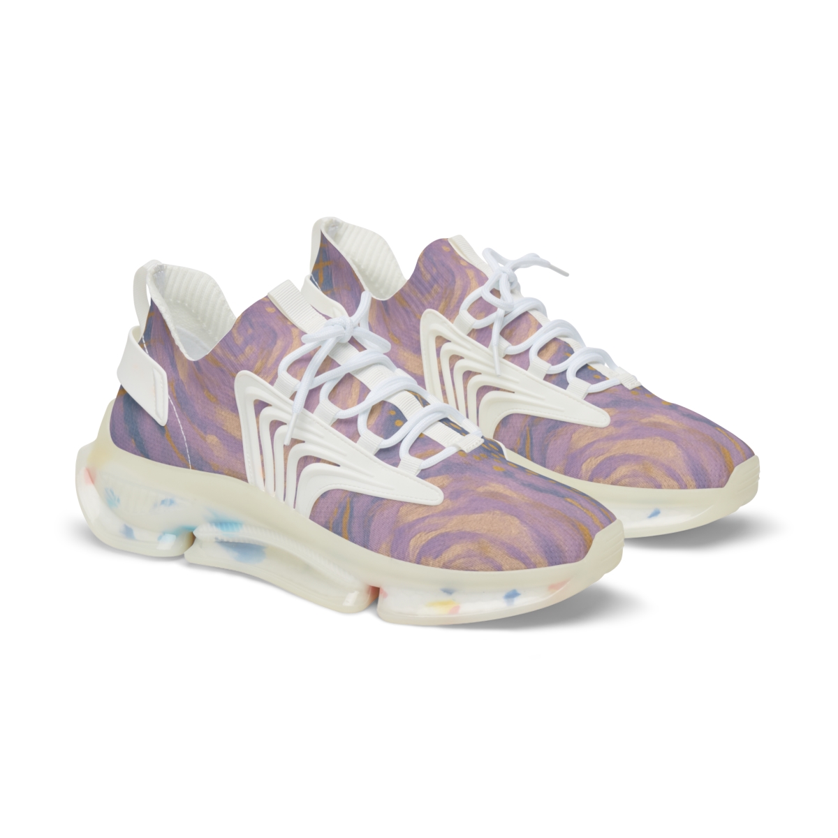 Petal Spiral Matrix unique printed sneakers