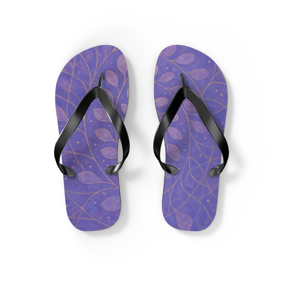 Lavender Bloom Reverie Flip Flops