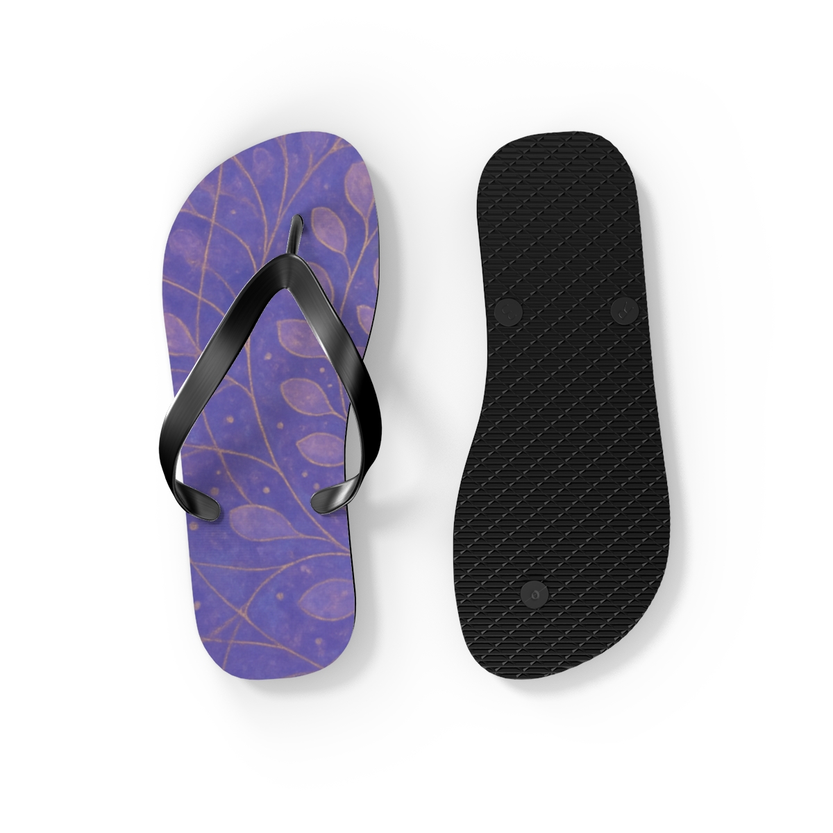 Lavender Bloom Reverie Flip Flops