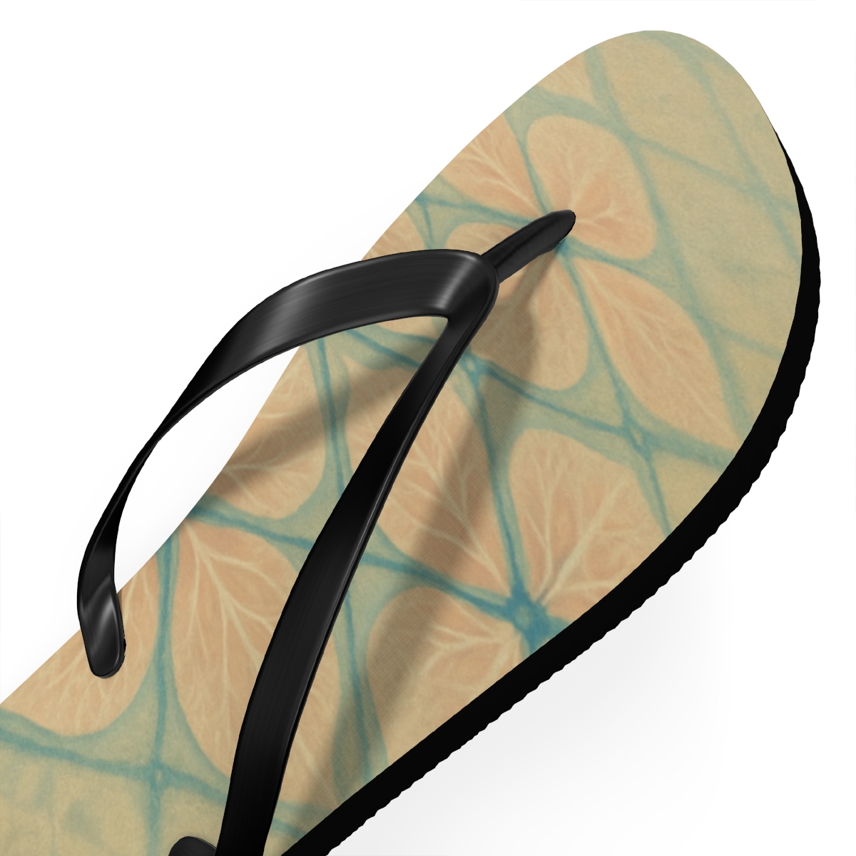 Petal Vein Lattice soft sole flip flops
