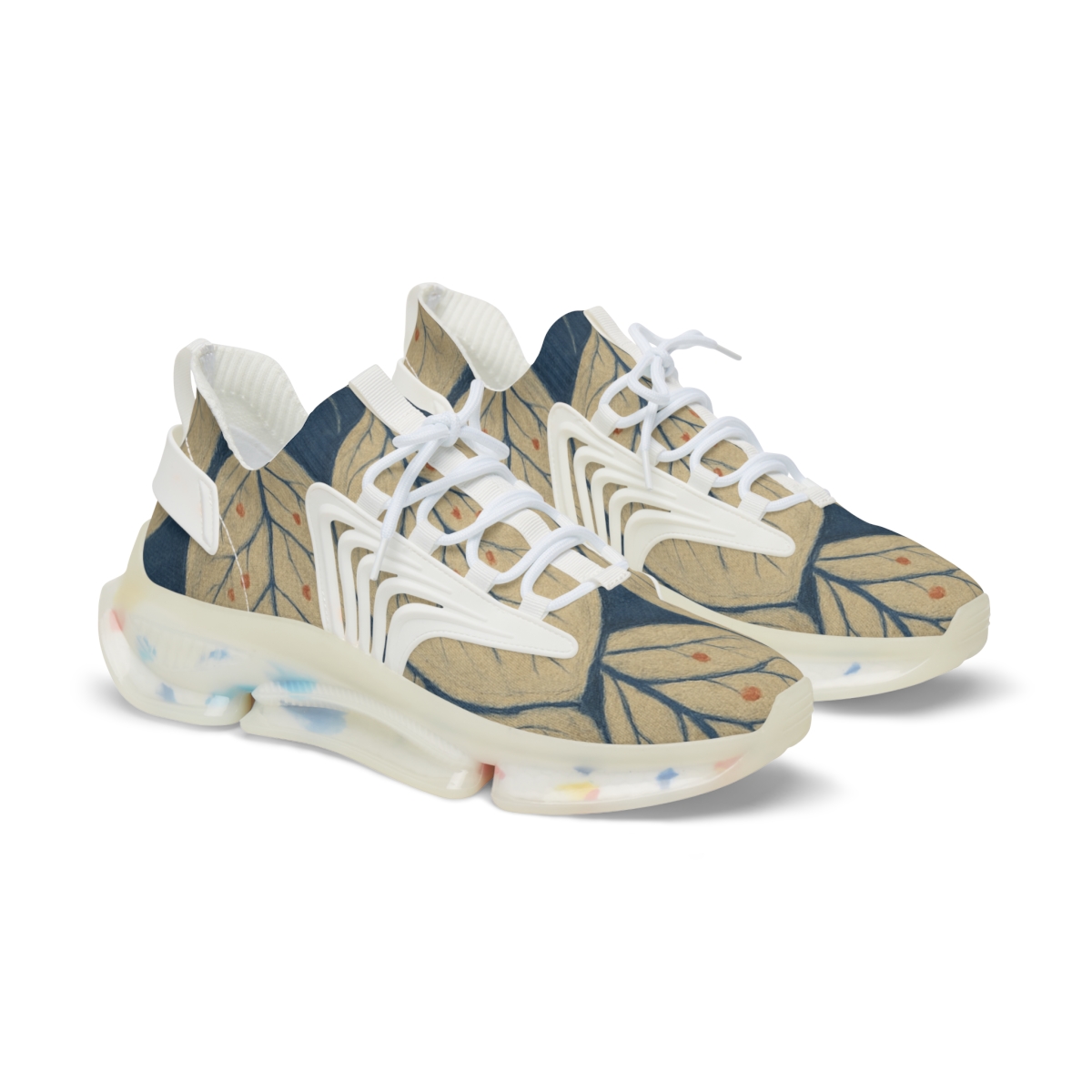 Petal Vein Lattice trendy fashion sneakers