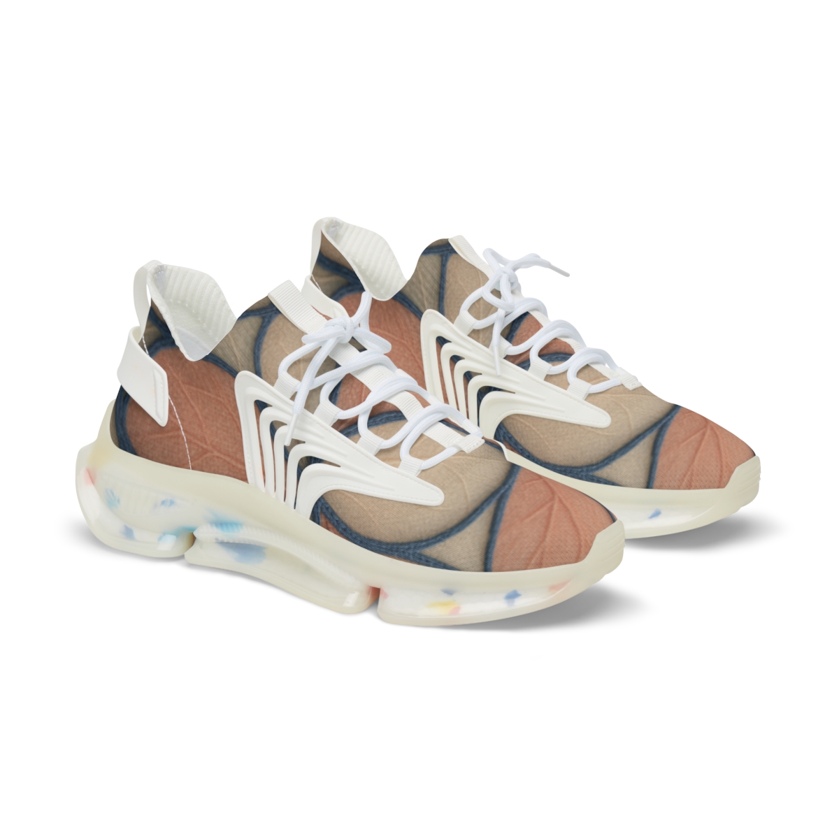 Petal Vein Lattice personalized athletic sneakers