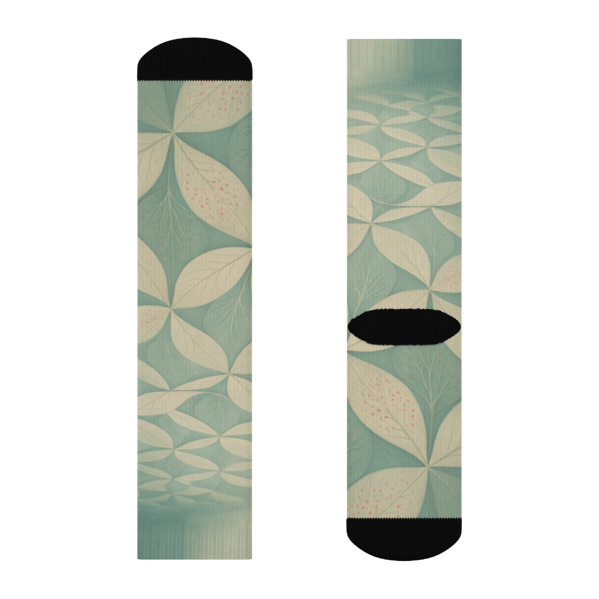 Petal Vein Lattice unique printed sockscustom socks