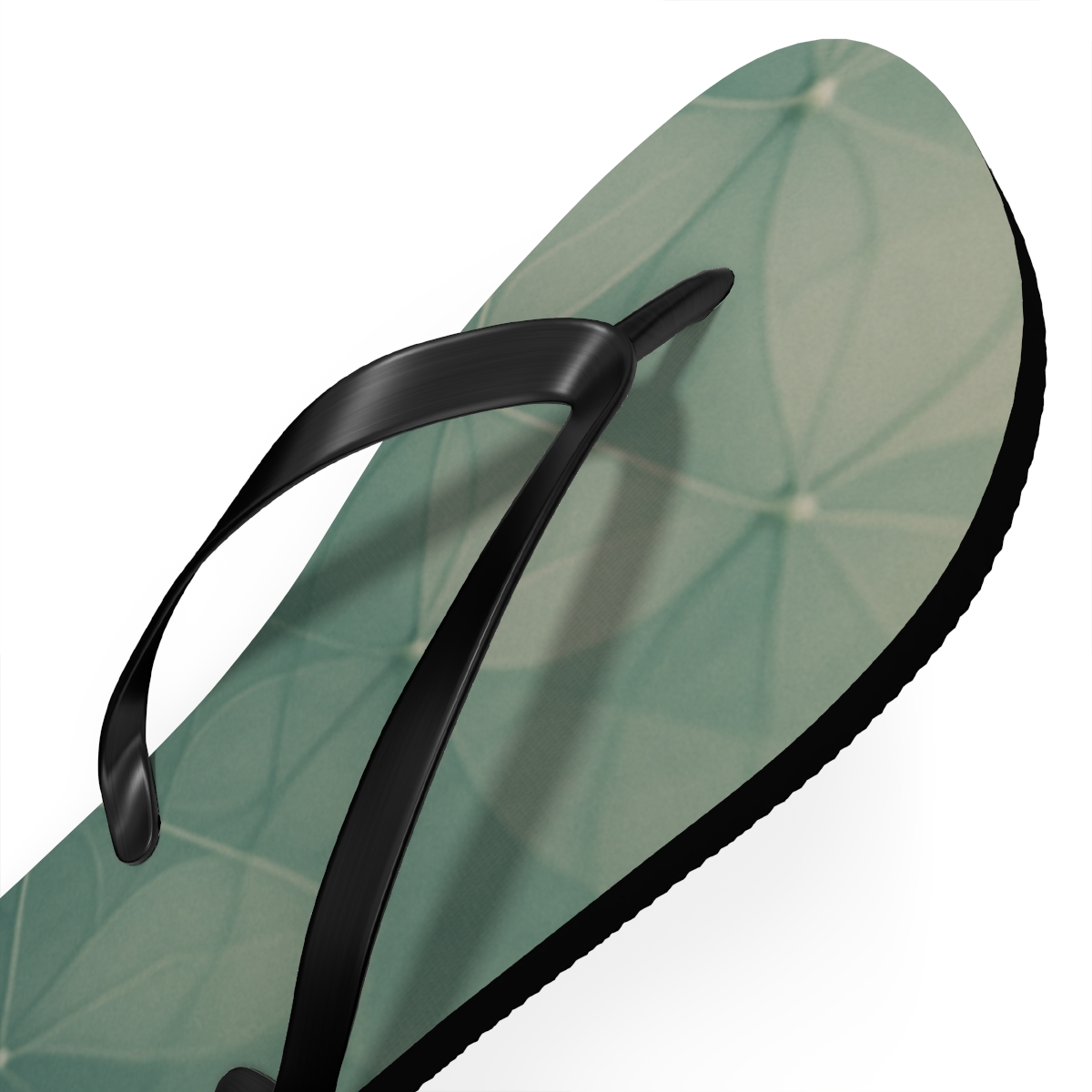 Petal Vein Lattice unique graphic flip flops