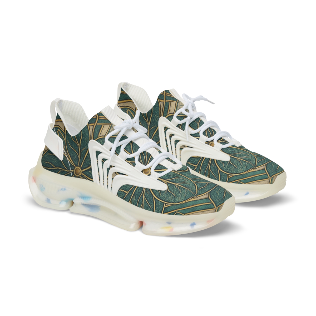 Petal Vein Mosaic premium sport sneakers