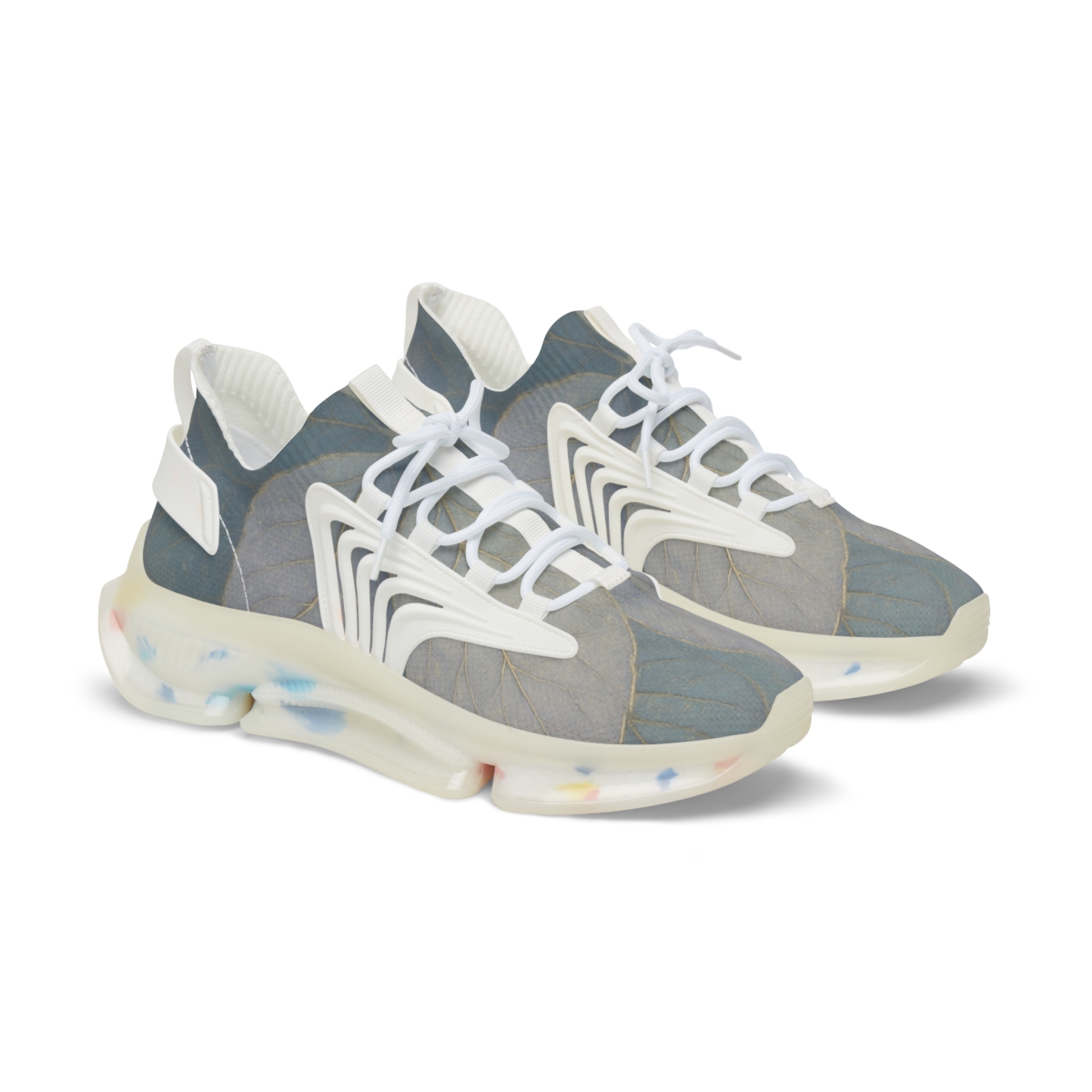 Petal Vein Mosaic stylish casual sneakers