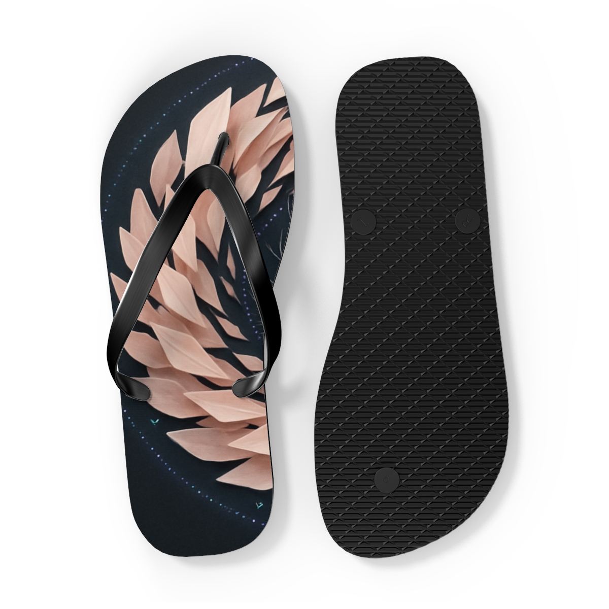Petal Vein Orbit stylish summer flip flops