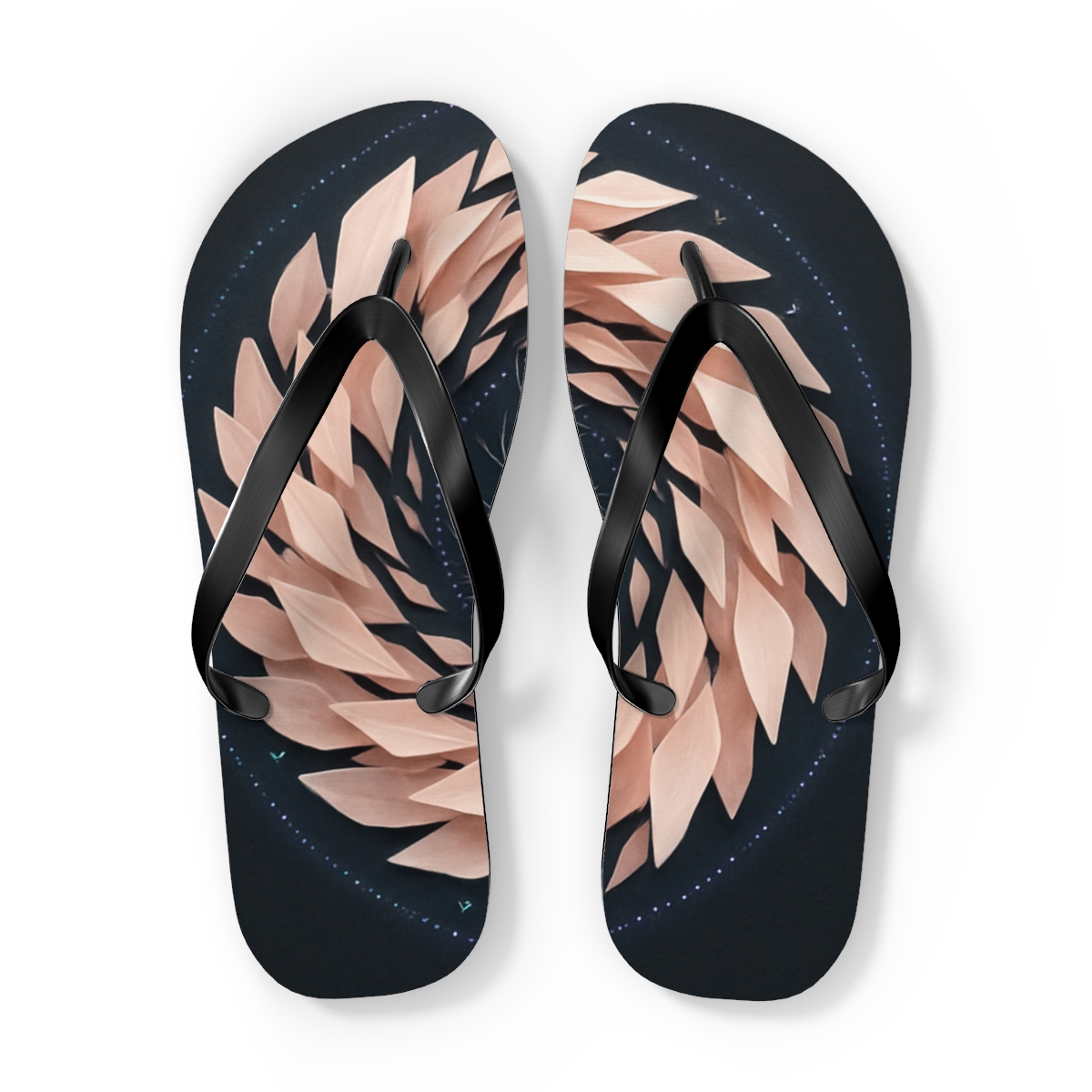 Petal Vein Orbit stylish summer flip flops