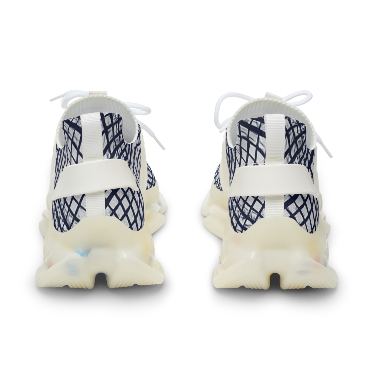 Phase Shift Grid Moire premium sport sneakers