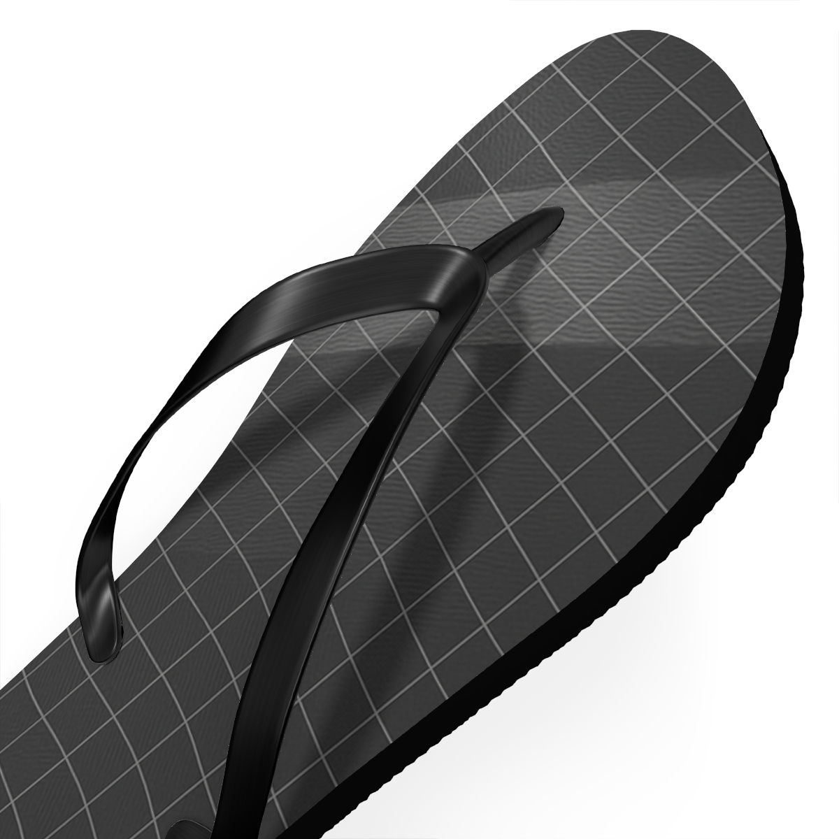 Phase Shift Grid Veil custom flip flops