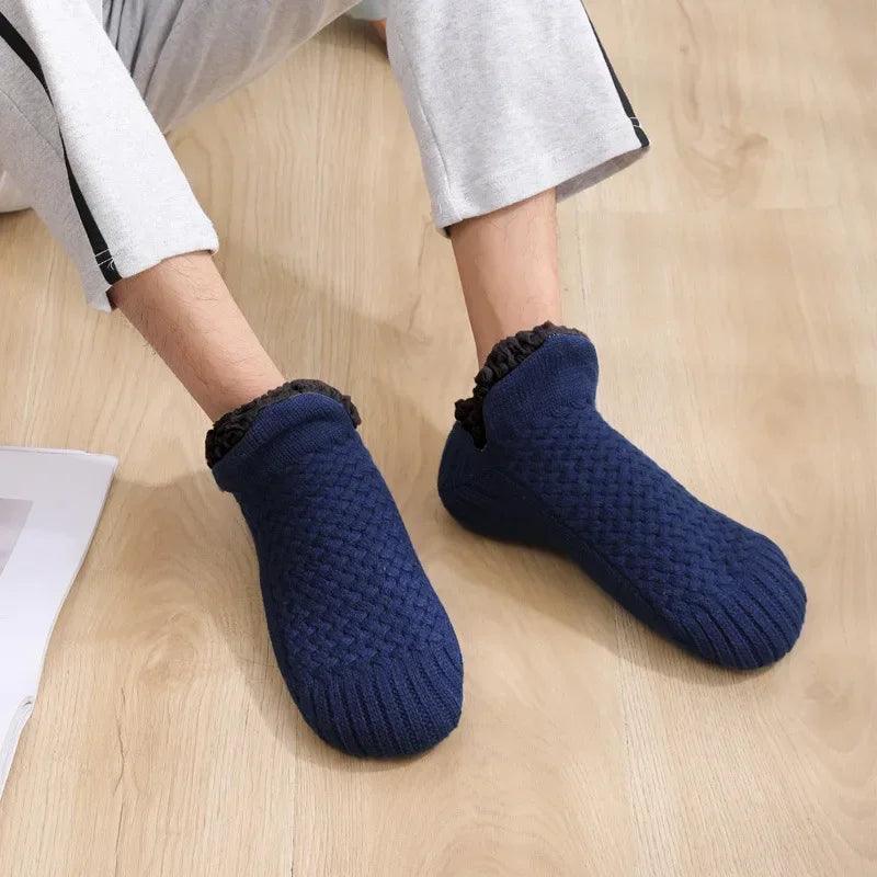 Fleece Lined Winter Socks – Cozy Warmth for Chilly Days - Cloud Cushion Slides