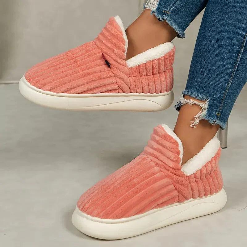 Non Slip Ribbed Indoor Slippers