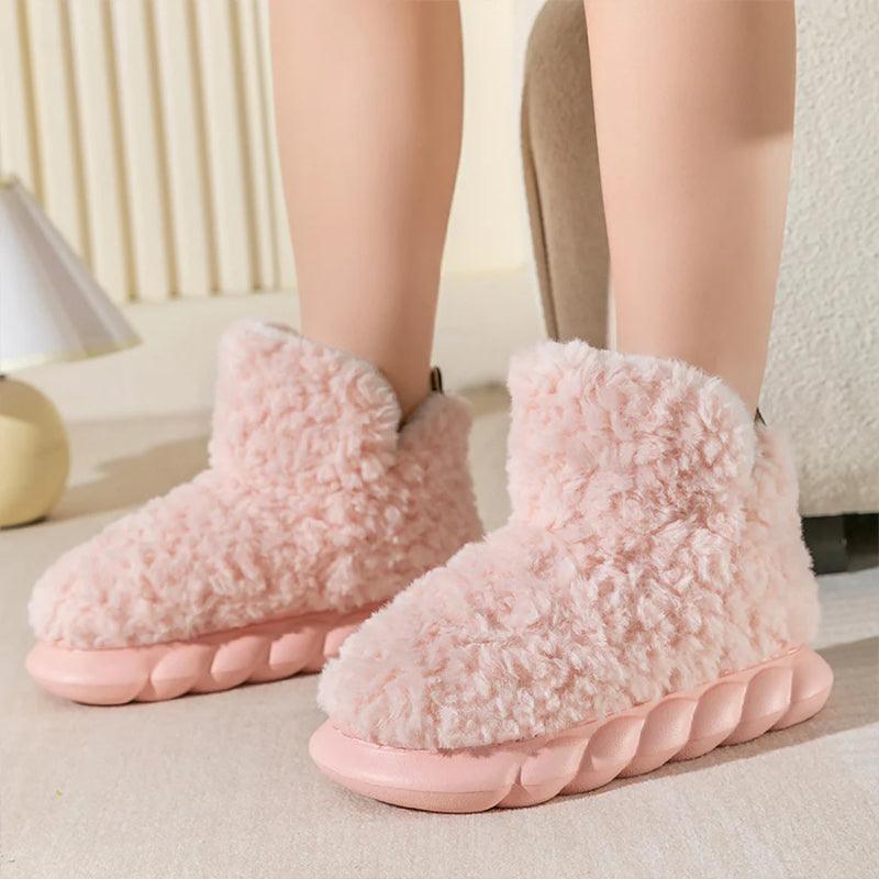 Furry House Boots – Cozy and Warm For Indoor Footwear - Cloud Cushion Slides