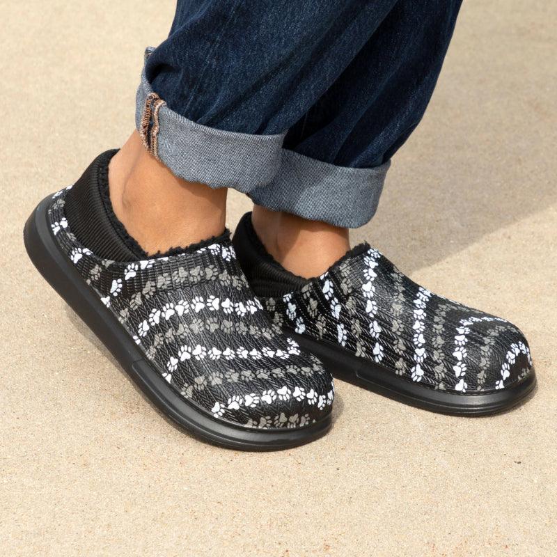 Floral Pattern Slip On Clogs