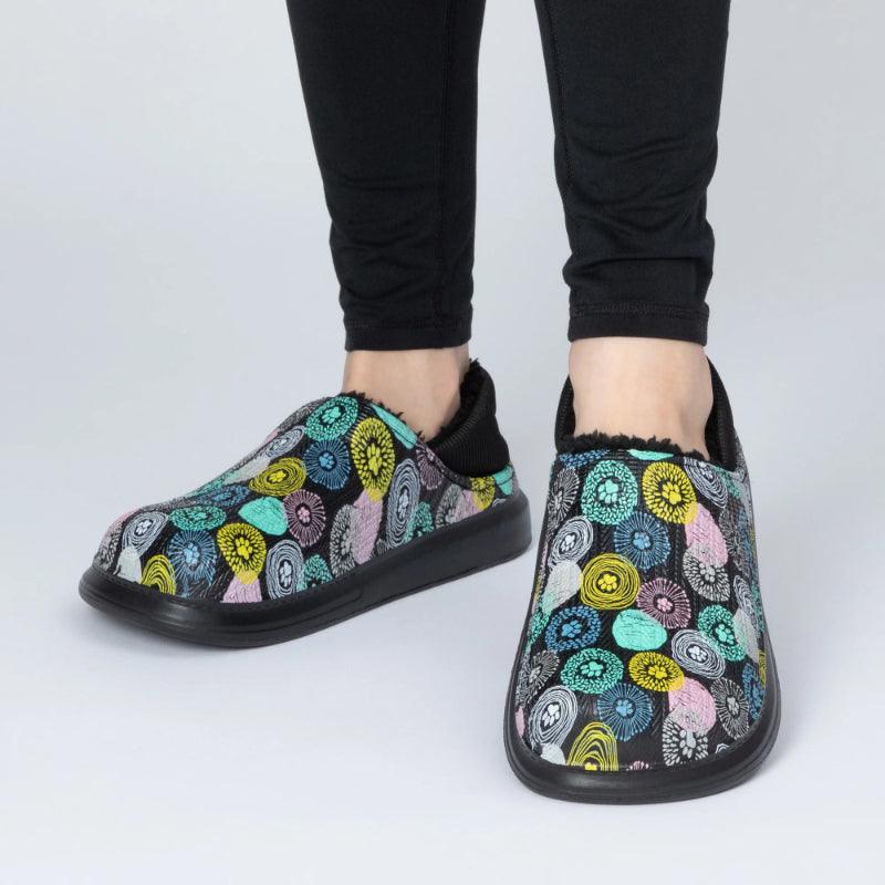 Floral Pattern Slip On Clogs