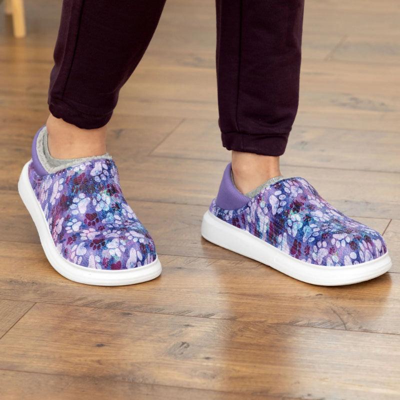 Floral Pattern Slip On Clogs