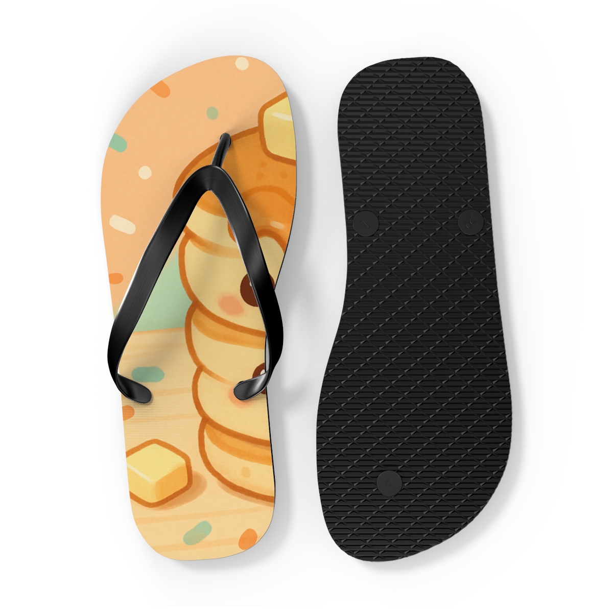 Sunny Snacktime Delight Flip Flops