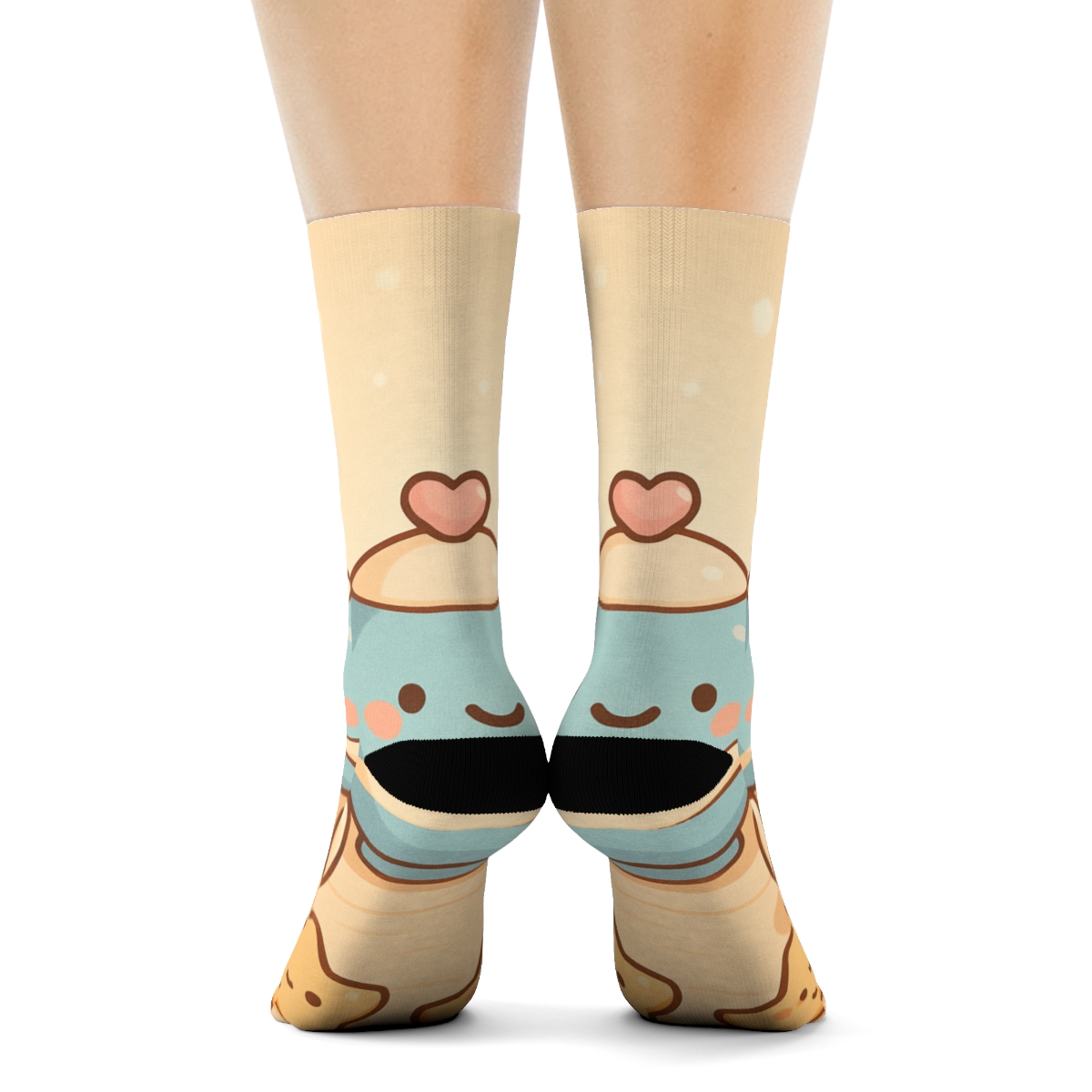 Pocket Planet Tea Time Friends trendy colorful socks