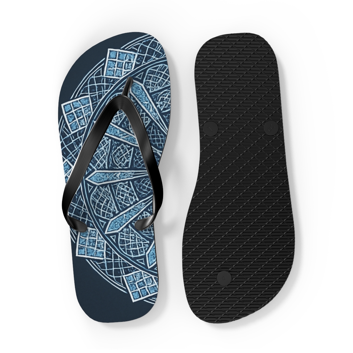 Polar Lattice Halo custom flip flops