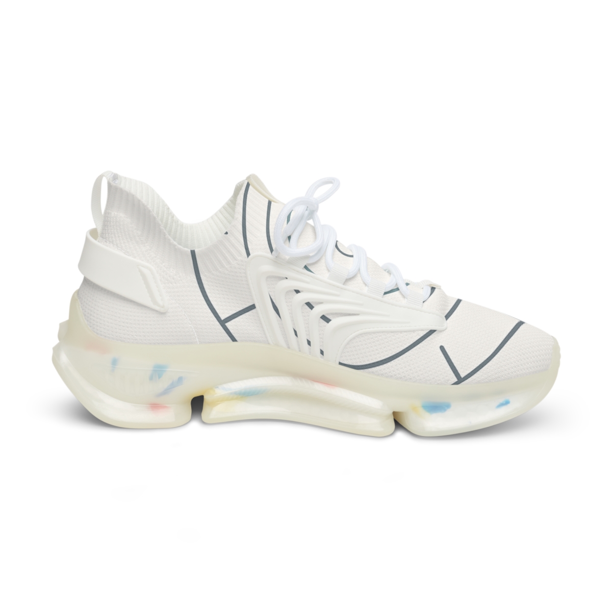 Polar Orbit Minimal Mandala trendy fashion sneakers