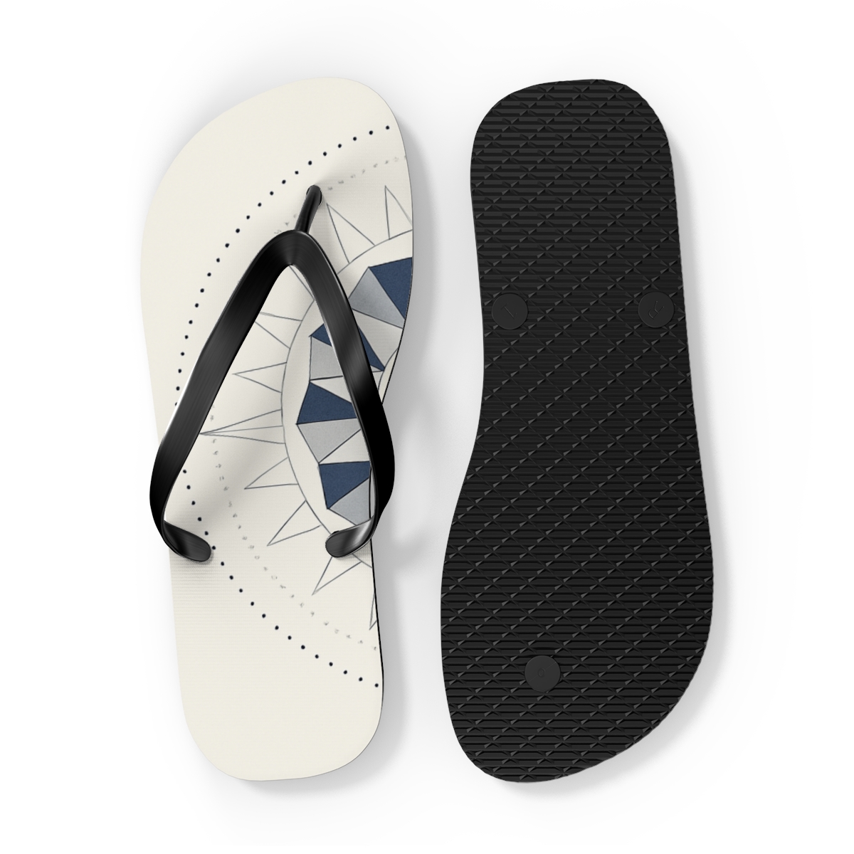 Polar Prism Sunwheel soft sole flip flops