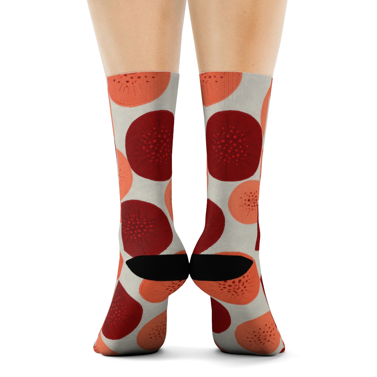 Poppy Dot Lattice Drift trendy colorful socks