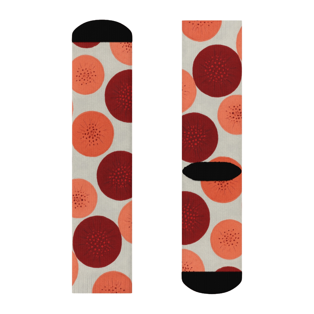 Poppy Dot Lattice Drift trendy colorful socks