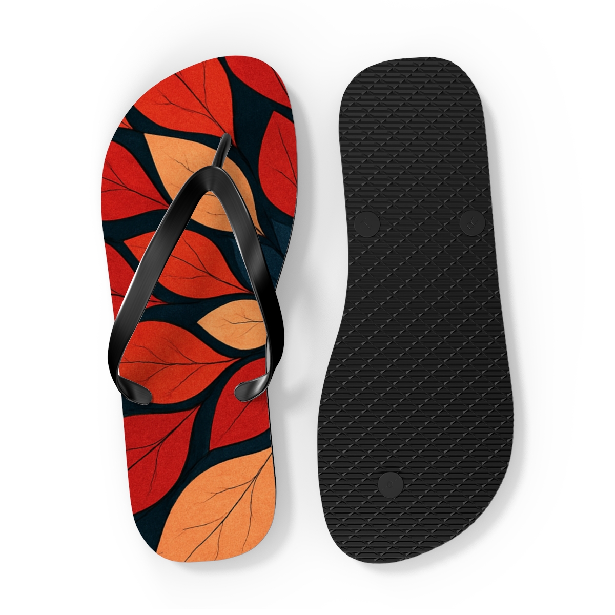 Poppy Pulse Tessellation comfortable casual flip flops