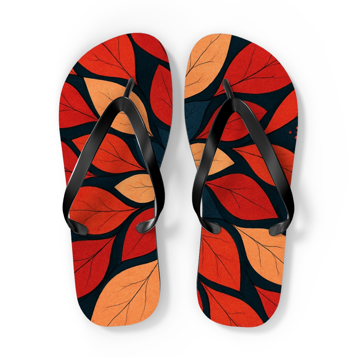 Poppy Pulse Tessellation comfortable casual flip flops