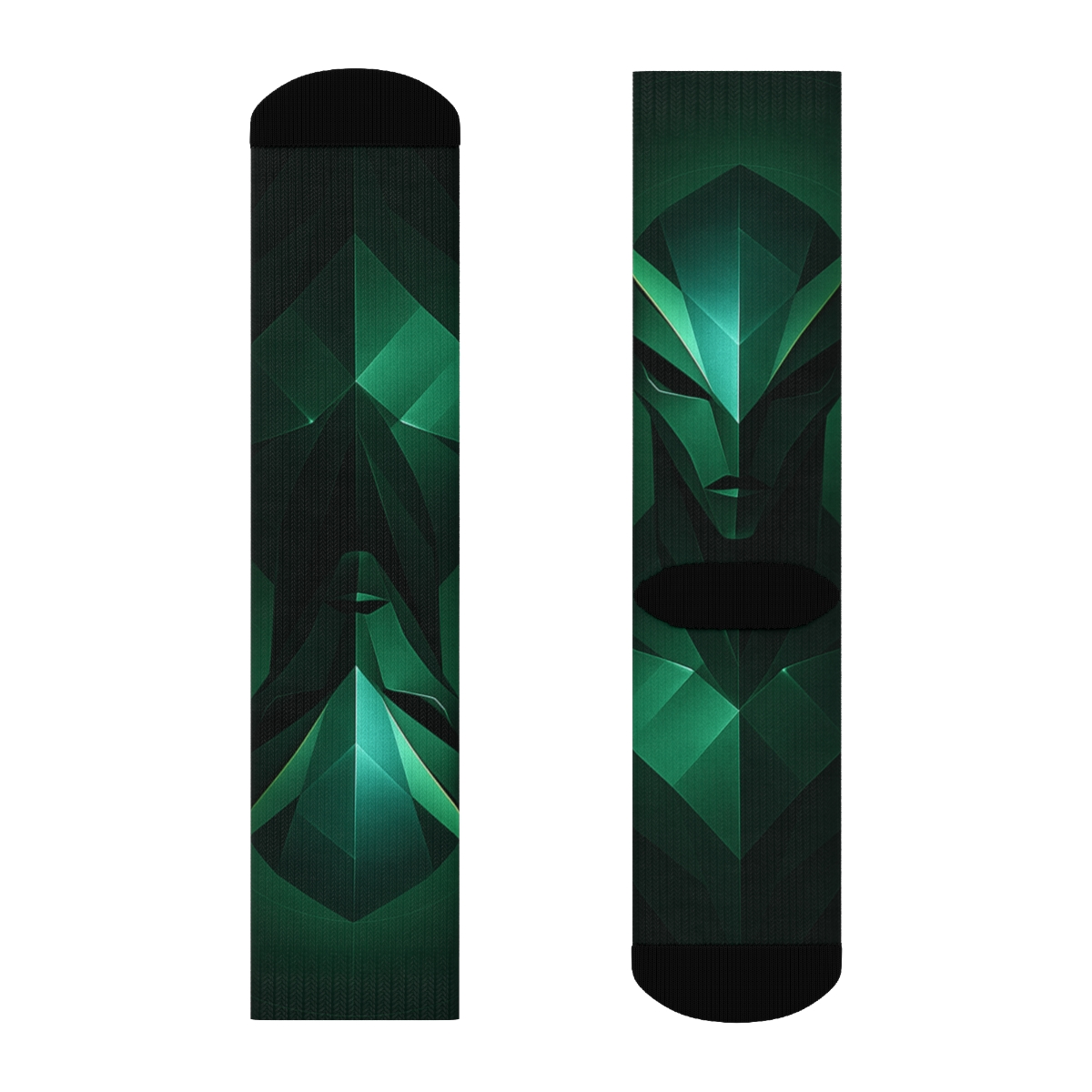 Praying Mantis Orbit Geometry comfortable cotton socks