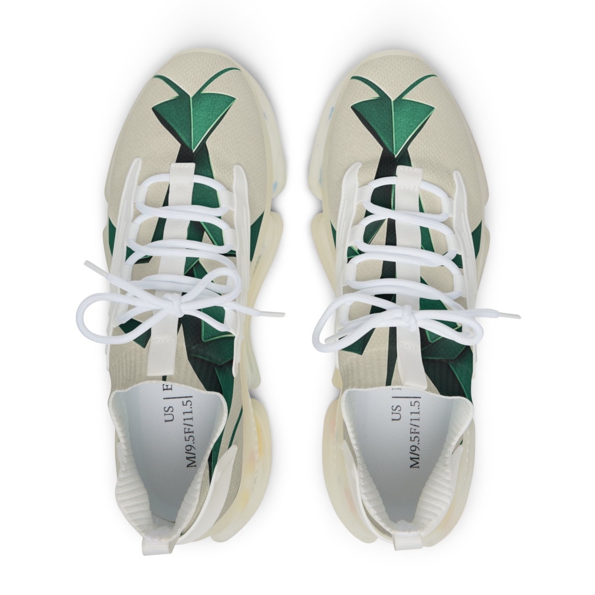 Praying Mantis Origami Stillness custom sneakers